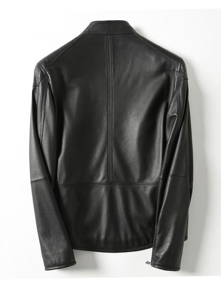 men's leather & faux mens bomber motorcycle genuine jacket men real sheepkin coat blouson cuir homme kfs18m003 kj2174, Black
men's leather & faux mens bomber motorcycle genuine jacket men real sheepkin coat blouson cuir homme kfs18m003 kj2174, Black