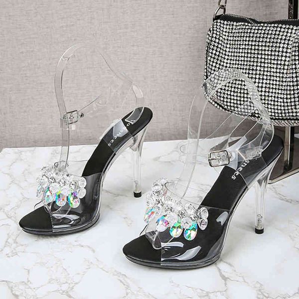 sandals women 2021 summer transparent jelly crystal high heels shiny sequins model show shoes stiletto career 9l43, Black
sandals women 2021 summer transparent jelly crystal high heels shiny sequins model show shoes stiletto career 9l43, Black