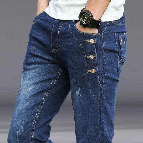 men's jeans spring and autumn gray snowflake youth stretch slim pants all-match, Blue
men's jeans spring and autumn gray snowflake youth stretch slim pants all-match, Blue