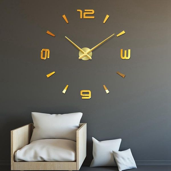 fashion 3d large diy wall clock frameless mute non ticking quartz kit with mirror sticker for bedroom decor clocks
fashion 3d large diy wall clock frameless mute non ticking quartz kit with mirror sticker for bedroom decor clocks