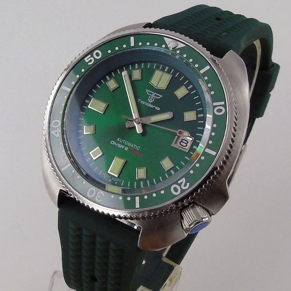 wristwatches 44mm men watch green dial 20atm waterproof nh35a movement luminous sapphire glass ceramic bezel automatic mechanical wristwatch, Slivery;brown
wristwatches 44mm men watch green dial 20atm waterproof nh35a movement luminous sapphire glass ceramic bezel automatic mechanical wristwatch, Slivery;brown