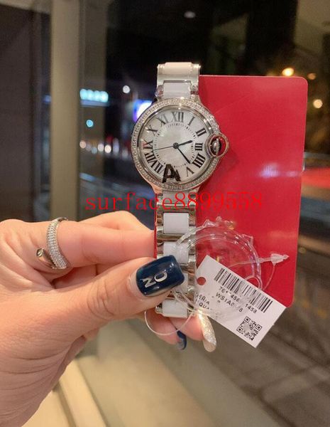 2021 new fashion ladies classic quartz watch designer 316 stainless steel ceramic strap brand waterproof gift 084, Slivery;brown
2021 new fashion ladies classic quartz watch designer 316 stainless steel ceramic strap brand waterproof gift 084, Slivery;brown
