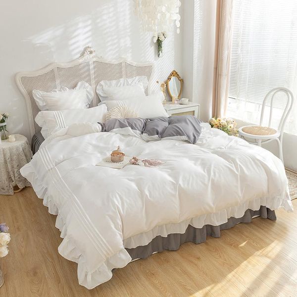 bedding sets luxury lace princess style 100%cotten set white bed linen duvet cover pillowcase king sheet covers 4pcs
bedding sets luxury lace princess style 100%cotten set white bed linen duvet cover pillowcase king sheet covers 4pcs