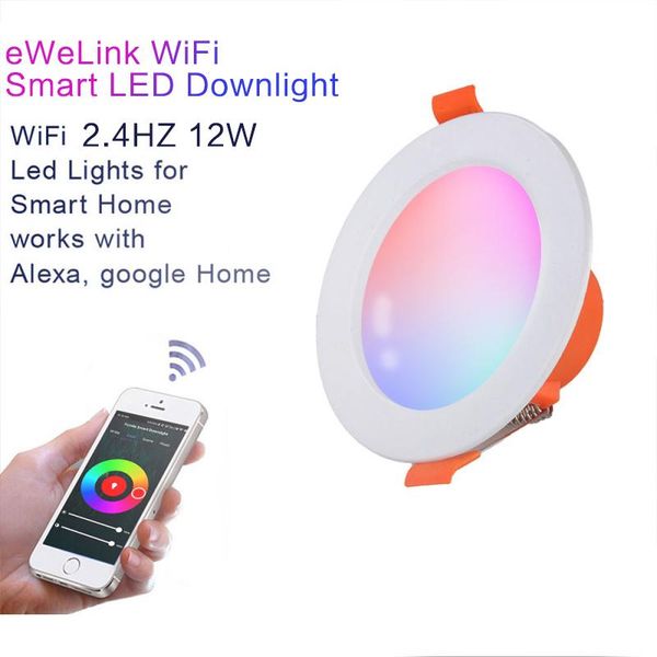 downlights ewelink led downlight wifi smart dimming round spot light app remote control timing lamp 12w rgb c w work with alexa google home
downlights ewelink led downlight wifi smart dimming round spot light app remote control timing lamp 12w rgb c w work with alexa google home