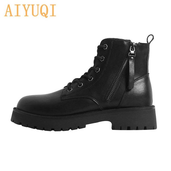 boots genuine leather women autumn 2021 double zipper women's ankle platform thick heel motorcycle, Black
boots genuine leather women autumn 2021 double zipper women's ankle platform thick heel motorcycle, Black