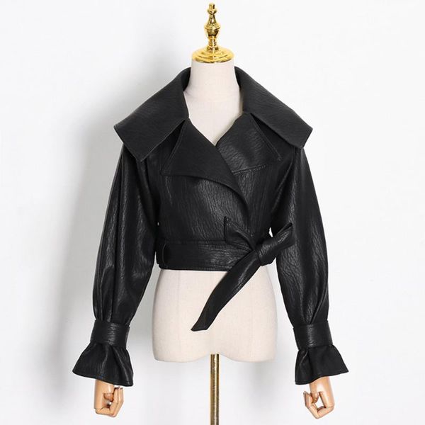 women's leather & faux autumn winter pu jacket women office lapel solid black red jackets bowknot casual fashion basic coat 2021
women's leather & faux autumn winter pu jacket women office lapel solid black red jackets bowknot casual fashion basic coat 2021