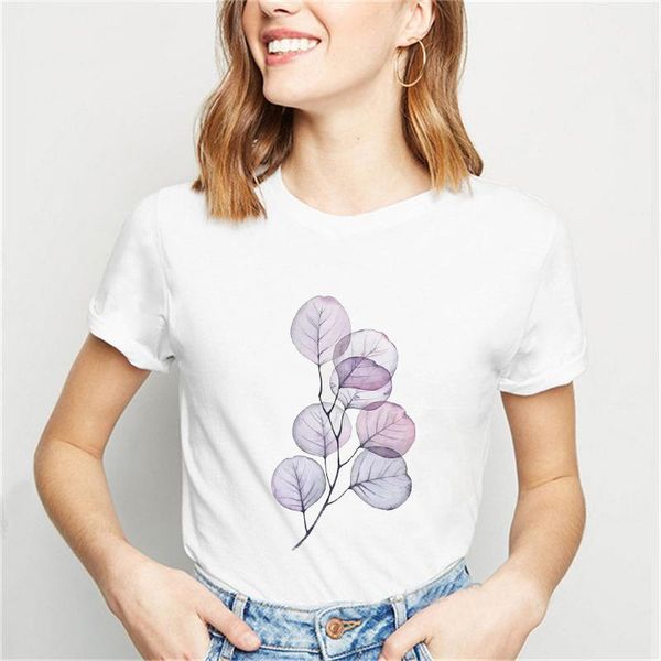 women's t-shirt women summer simplicity short sleeve loose female tshirts fashion flower graphics clothes lady print t-shirts, White
women's t-shirt women summer simplicity short sleeve loose female tshirts fashion flower graphics clothes lady print t-shirts, White