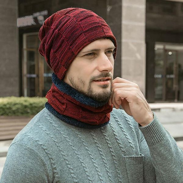 beanie hat scarf set autumn winter fluffy knitted cap neck warmer headwear women men face mask balaclava outdoor hats, Black;white
beanie hat scarf set autumn winter fluffy knitted cap neck warmer headwear women men face mask balaclava outdoor hats, Black;white