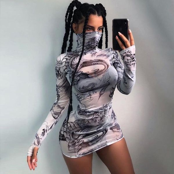 casual dresses women turtleneck mesh material print slim ny es autumn long sleeve female fashion outfits casual, Black;gray
casual dresses women turtleneck mesh material print slim ny es autumn long sleeve female fashion outfits casual, Black;gray