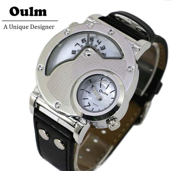 wristwatches watches men army military dual time movement leather starp quartz wrist watch oulm clock relogio masculino, Slivery;brown
wristwatches watches men army military dual time movement leather starp quartz wrist watch oulm clock relogio masculino, Slivery;brown