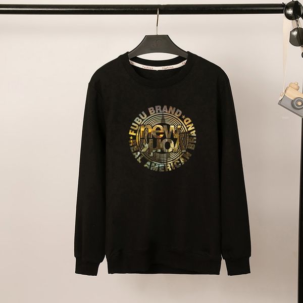 2019 sweater big trend pullover men's loose sports leisure cotton spring and autumn thin jacket fashion, Black
2019 sweater big trend pullover men's loose sports leisure cotton spring and autumn thin jacket fashion, Black