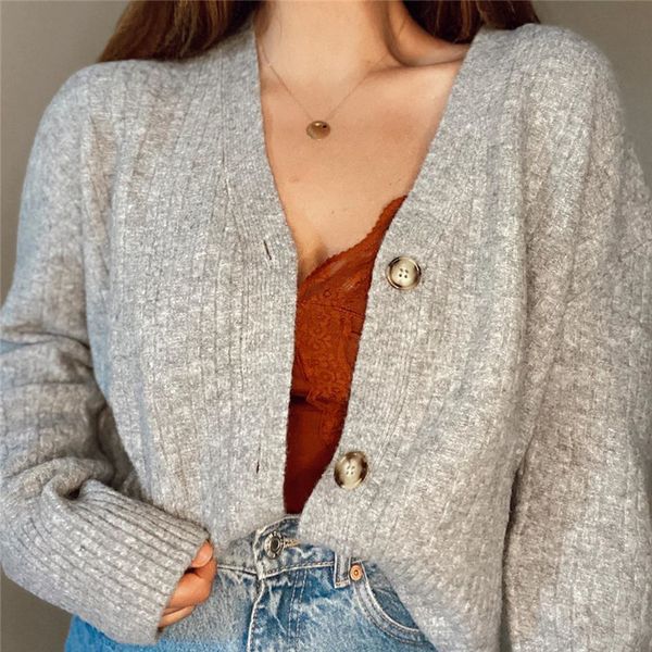 streetwear women sweater cardigan autumn casual ladies v-neck elegant female solid knitted girls chic 210427, White
streetwear women sweater cardigan autumn casual ladies v-neck elegant female solid knitted girls chic 210427, White
