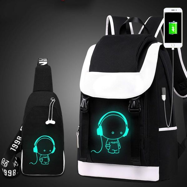 backpack usb charge music luminous schoolbag for teenage teenagers to school bag student book boys girls
backpack usb charge music luminous schoolbag for teenage teenagers to school bag student book boys girls