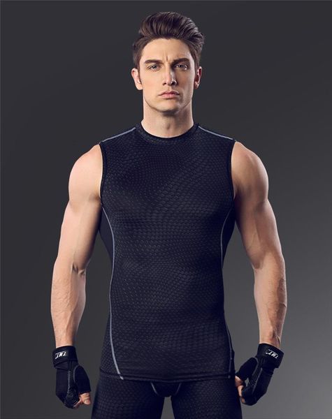 mens body compression base layer sleeveless vest thermal under tees tank fitness tights high flexibility, White;black
mens body compression base layer sleeveless vest thermal under tees tank fitness tights high flexibility, White;black