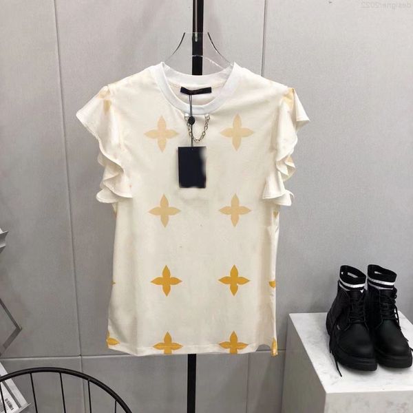 fashion summer women's short-sleeve t shirt personality cuff design cotton loose comfortable round collar, White
fashion summer women's short-sleeve t shirt personality cuff design cotton loose comfortable round collar, White