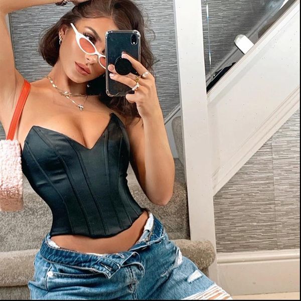 tube corset womens cami summer strapless slim fit bandeau with back lace up closure off shoulder short cropped, White
tube corset womens cami summer strapless slim fit bandeau with back lace up closure off shoulder short cropped, White