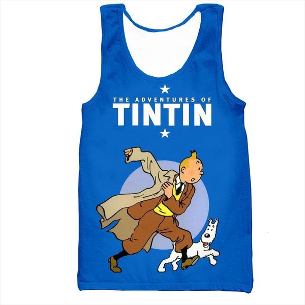 tintin vest men women fashion cool 3d printed summer casual harajuku style streetwear, White;black
tintin vest men women fashion cool 3d printed summer casual harajuku style streetwear, White;black