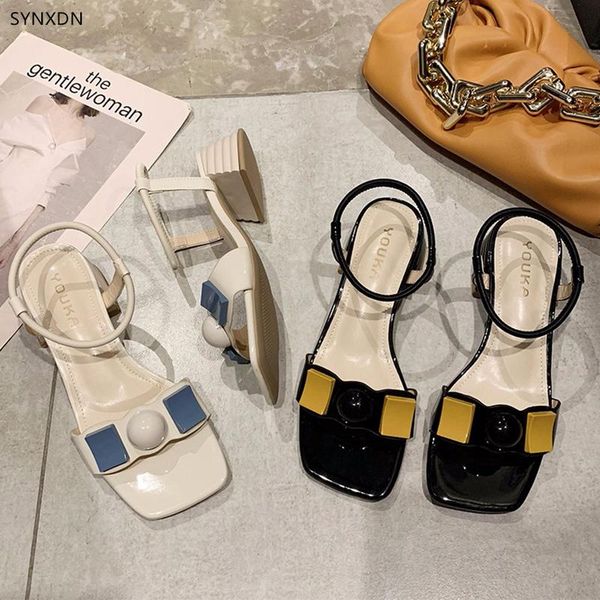 women sandals chunky heels summer party peep toe sandalias huaraches for lady leather brand footwear, Black
women sandals chunky heels summer party peep toe sandalias huaraches for lady leather brand footwear, Black