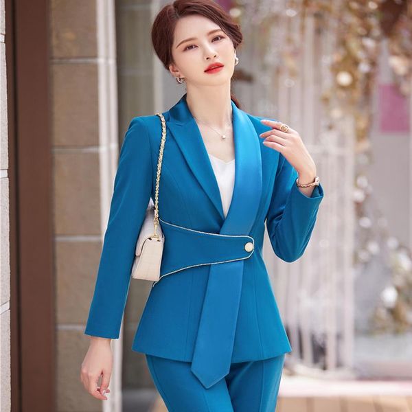 women's two piece pants plus size 5xl elegant blue ladies office work wear blazers suits fabric autumn winter professional ol p, White
women's two piece pants plus size 5xl elegant blue ladies office work wear blazers suits fabric autumn winter professional ol p, White