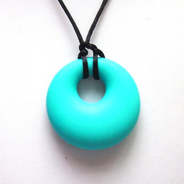 pendant necklaces chenkai 5pcs bpa silicone round teether necklace baby shower pacifier dummy soother chewing jewelry, Silver 
pendant necklaces chenkai 5pcs bpa silicone round teether necklace baby shower pacifier dummy soother chewing jewelry, Silver