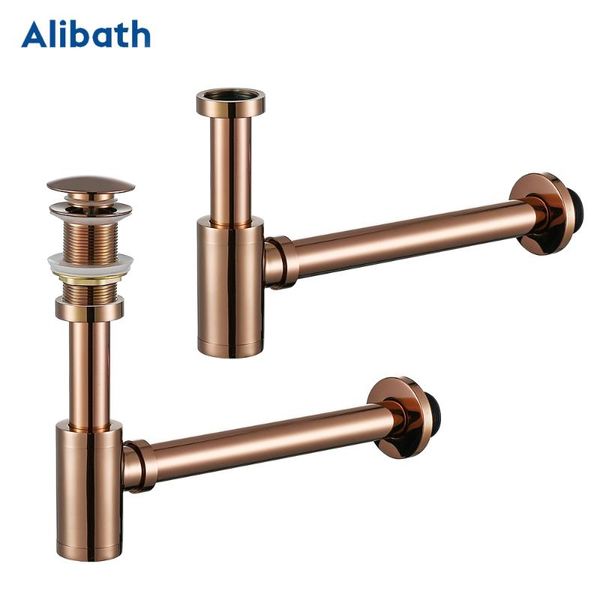 other bath & toilet supplies rose gold bottle trap round siphon solid brass p-trap bathroom vanity basin pipe waste up drain with over f
other bath & toilet supplies rose gold bottle trap round siphon solid brass p-trap bathroom vanity basin pipe waste up drain with over f