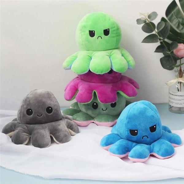 u stock reversible flip ocs stuffed plush dolls party favor soft cute happy angry moods colors changed animal release stress toys
u stock reversible flip ocs stuffed plush dolls party favor soft cute happy angry moods colors changed animal release stress toys