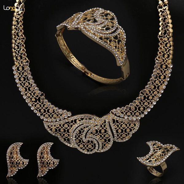 earrings & necklace women jewelry sets dubai gold-color fine fashion, Silver
earrings & necklace women jewelry sets dubai gold-color fine fashion, Silver