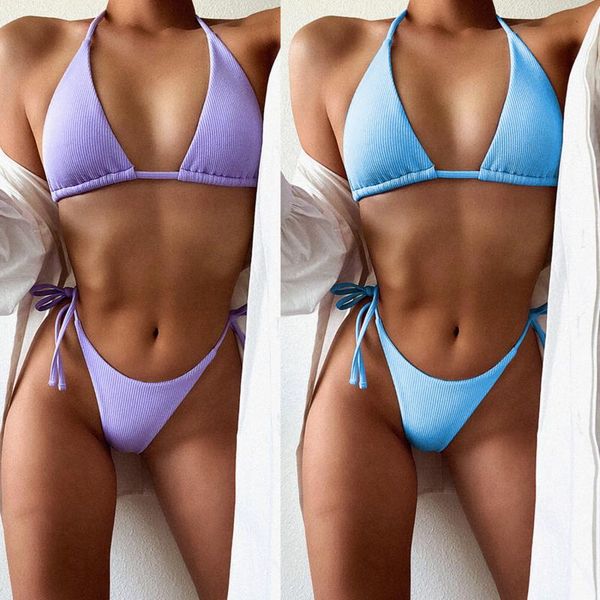 women's swimwear solid bikini women bandage backless two pieces brazilian swimsuit beachwear biquini set, White;black
women's swimwear solid bikini women bandage backless two pieces brazilian swimsuit beachwear biquini set, White;black