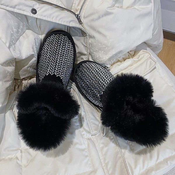 boots fur crystals luxury design winter snow natural ankle comfortable flat plush warm shoes, Black
boots fur crystals luxury design winter snow natural ankle comfortable flat plush warm shoes, Black