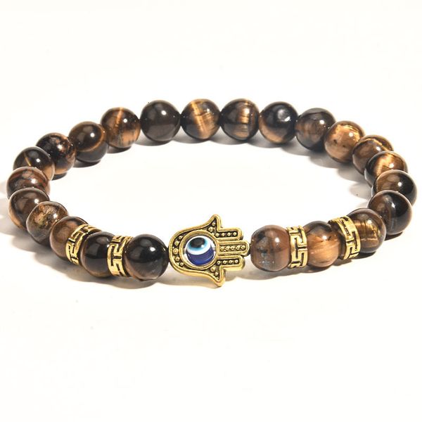bracelet selling palm eye yellow tiger stone beaded creative boys handmade jewelry, Golden;silver
bracelet selling palm eye yellow tiger stone beaded creative boys handmade jewelry, Golden;silver