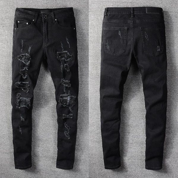 men's jeans 2021 fashion brand high street woman men slim high-profile elastic waist stretch skinny #664, Blue
men's jeans 2021 fashion brand high street woman men slim high-profile elastic waist stretch skinny #664, Blue