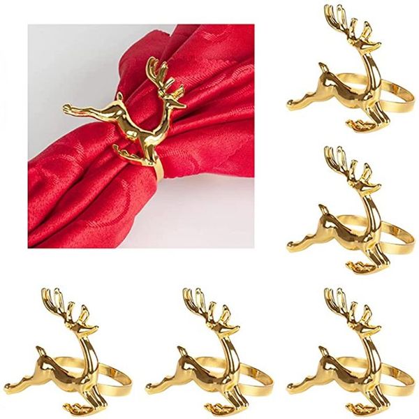 napkin rings 6pcs deer gold stainless steel buckle elk chic ring holderchristmas table decoration
napkin rings 6pcs deer gold stainless steel buckle elk chic ring holderchristmas table decoration
