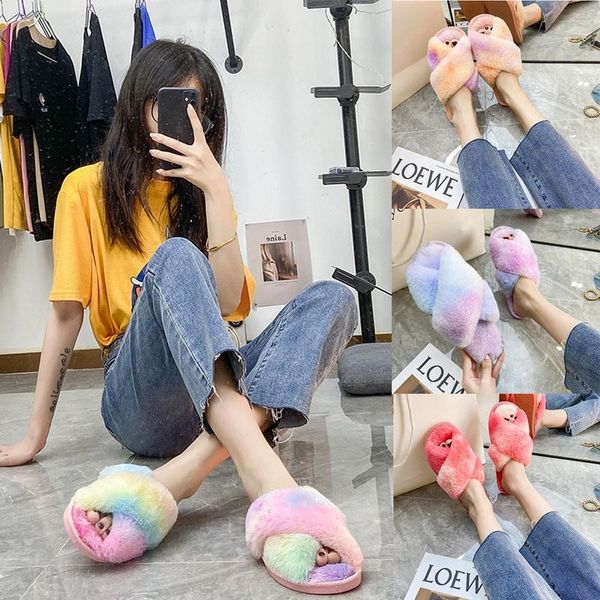 autumn winter house women fur slippers multi color comfortable flat ladies shoes non slip indoor furry, Black
autumn winter house women fur slippers multi color comfortable flat ladies shoes non slip indoor furry, Black