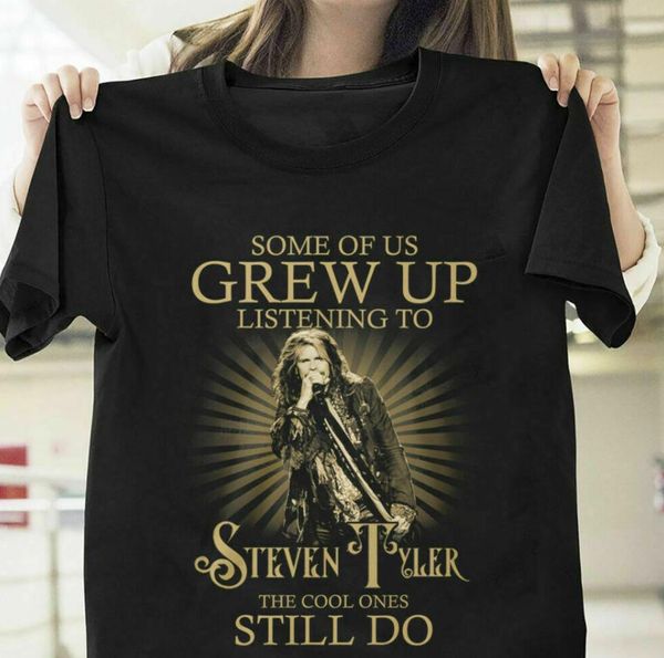 r2 some of us grew up listening to steven tyler funny black t-shirt for fans, White;black
r2 some of us grew up listening to steven tyler funny black t-shirt for fans, White;black