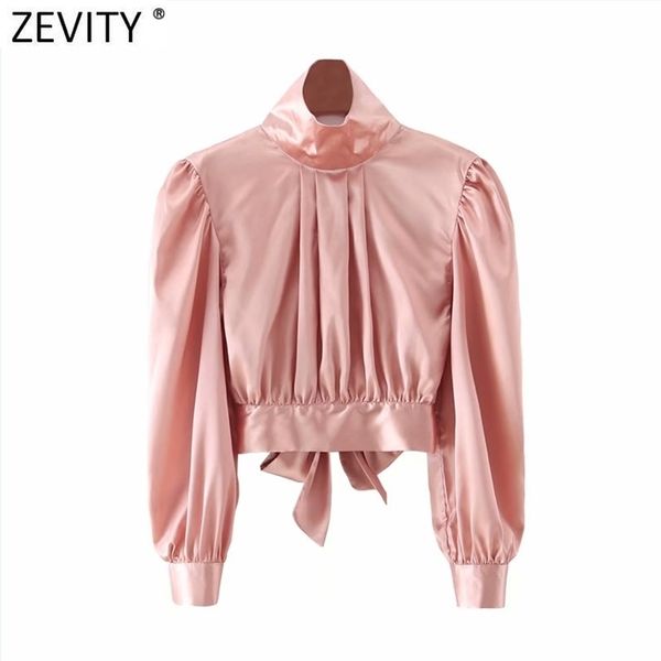 women high street backless long sleeve turtleneck collar smock blouse female bow short shirt chic blusas ls7554 210420, White
women high street backless long sleeve turtleneck collar smock blouse female bow short shirt chic blusas ls7554 210420, White