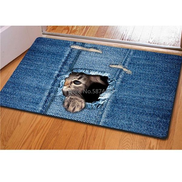 cushion/decorative pillow cute cat floor mat washable denim rug bath mats foot pad home decor non-slip kitchen bathroom living room
cushion/decorative pillow cute cat floor mat washable denim rug bath mats foot pad home decor non-slip kitchen bathroom living room