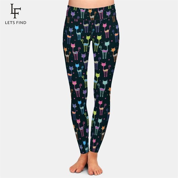 letsfind spring fitness fashion 3d cartoon color cat print women high waist stretch legging plus size 211218, Black
letsfind spring fitness fashion 3d cartoon color cat print women high waist stretch legging plus size 211218, Black