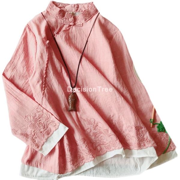 vintage cotton linen blouse chinese style cheongsam woman loose classical qipao shirt tea costume ethnic clothing, Red
vintage cotton linen blouse chinese style cheongsam woman loose classical qipao shirt tea costume ethnic clothing, Red