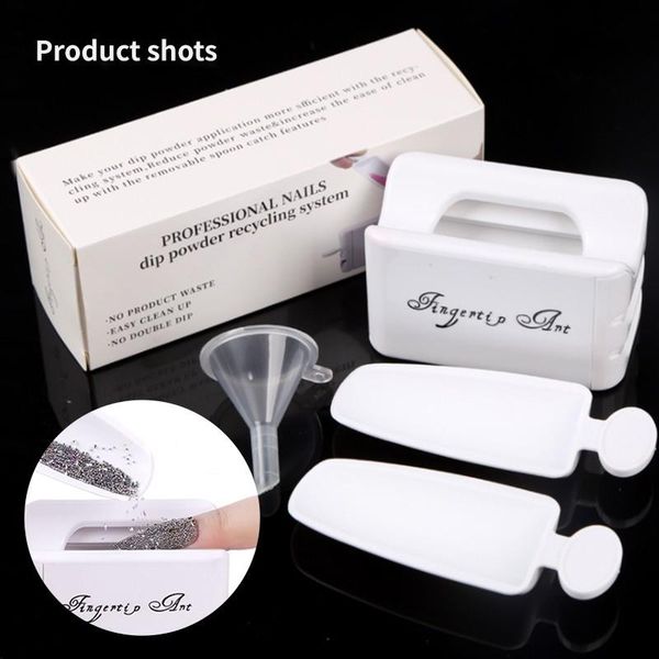 nail art equipment white double layer french powder box infiltration recycled manicure recovery storage tools portable container, Silver
nail art equipment white double layer french powder box infiltration recycled manicure recovery storage tools portable container, Silver