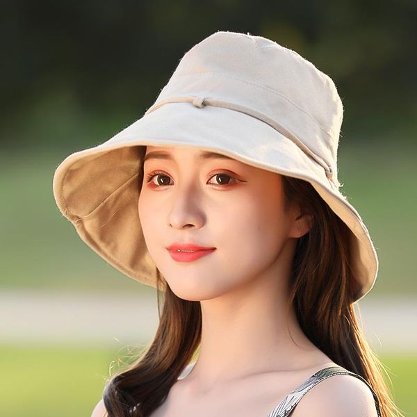 wide brim hats sun hat summer women visor beach women's sunhat foldable bowknot sunshade 2021 fashion bucket solid cotton, Blue;gray
wide brim hats sun hat summer women visor beach women's sunhat foldable bowknot sunshade 2021 fashion bucket solid cotton, Blue;gray