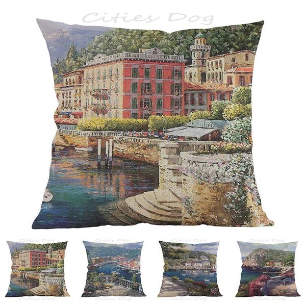 cushion/decorative pillow idyllic italy's most beautiful painting art of lake como 45*45cm square case cushion cover bar sofa coves
cushion/decorative pillow idyllic italy's most beautiful painting art of lake como 45*45cm square case cushion cover bar sofa coves
