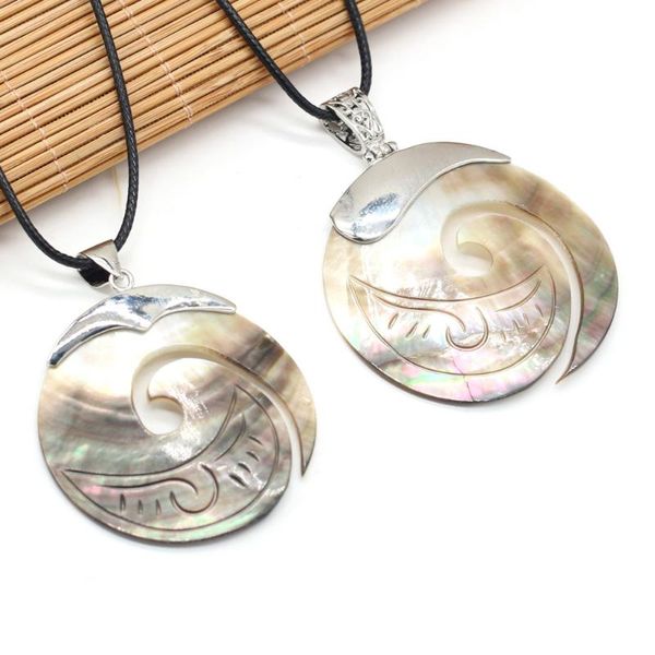 pendant necklaces natural shell alloy necklace comfortable to wear fashionable black round temperament for charm jewelry, Silver
pendant necklaces natural shell alloy necklace comfortable to wear fashionable black round temperament for charm jewelry, Silver