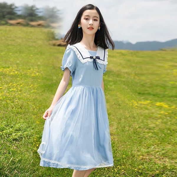 girl's dresses big girl dress summer children western style korean 9 10 11 12 13 14 15 16 year-old princess blue long, Red;yellow
girl's dresses big girl dress summer children western style korean 9 10 11 12 13 14 15 16 year-old princess blue long, Red;yellow