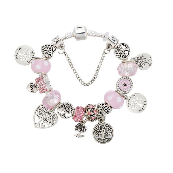 strands tree of life family pendant bracelet big hole beads diy accessories wholesale, Black
strands tree of life family pendant bracelet big hole beads diy accessories wholesale, Black
