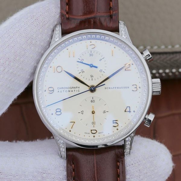 wristwatches watch for men relogio mechanical automatic iw371440 leather strap 41mm diameter luxury :1, Slivery;brown
wristwatches watch for men relogio mechanical automatic iw371440 leather strap 41mm diameter luxury :1, Slivery;brown