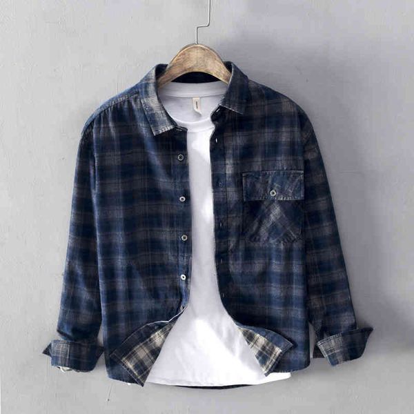 shirts japanese vintage fashion men shirts designer long sleeve casual corduroy plaid shirt streetwear cotton camisa homme, White;black
shirts japanese vintage fashion men shirts designer long sleeve casual corduroy plaid shirt streetwear cotton camisa homme, White;black