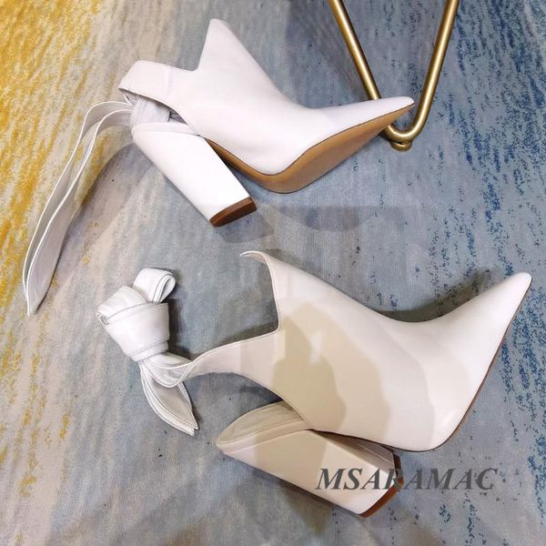 women's white pointed toe ankle strap thick heel sandals genuine leather dress shoes summer party, Black
women's white pointed toe ankle strap thick heel sandals genuine leather dress shoes summer party, Black