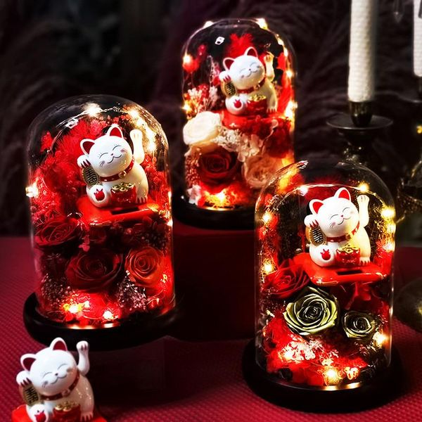 decorative flowers & wreaths preserved rose eternal flower and cat in glass dome wedding artificial valentines mothers gift home decoration
decorative flowers & wreaths preserved rose eternal flower and cat in glass dome wedding artificial valentines mothers gift home decoration