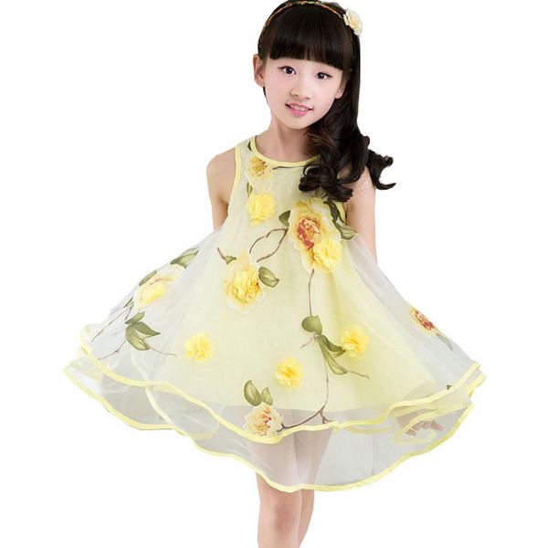 girl's dresses the girl summer dress princess fan bingbing with wild flowers, Red;yellow
girl's dresses the girl summer dress princess fan bingbing with wild flowers, Red;yellow