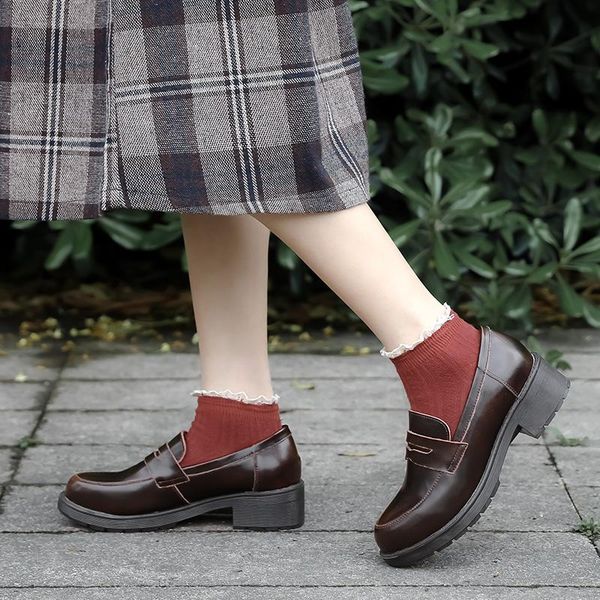 dress shoes women genuine leather oxford woman sneakers lady brogues vintage college british casual for 2021, Black
dress shoes women genuine leather oxford woman sneakers lady brogues vintage college british casual for 2021, Black